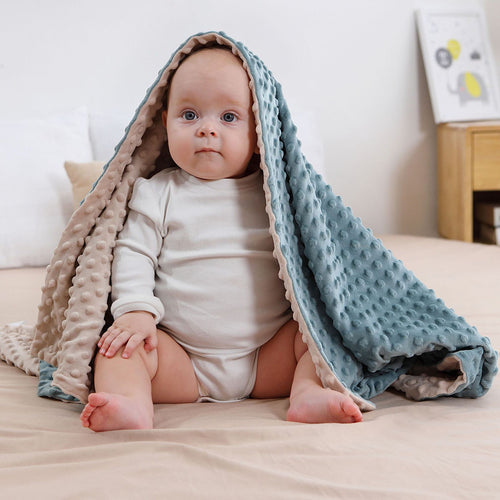 Baby Blanket - Soft Dotted Double Layer