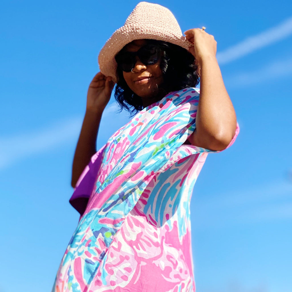 Collapsible Summer Straw Bucket Hat