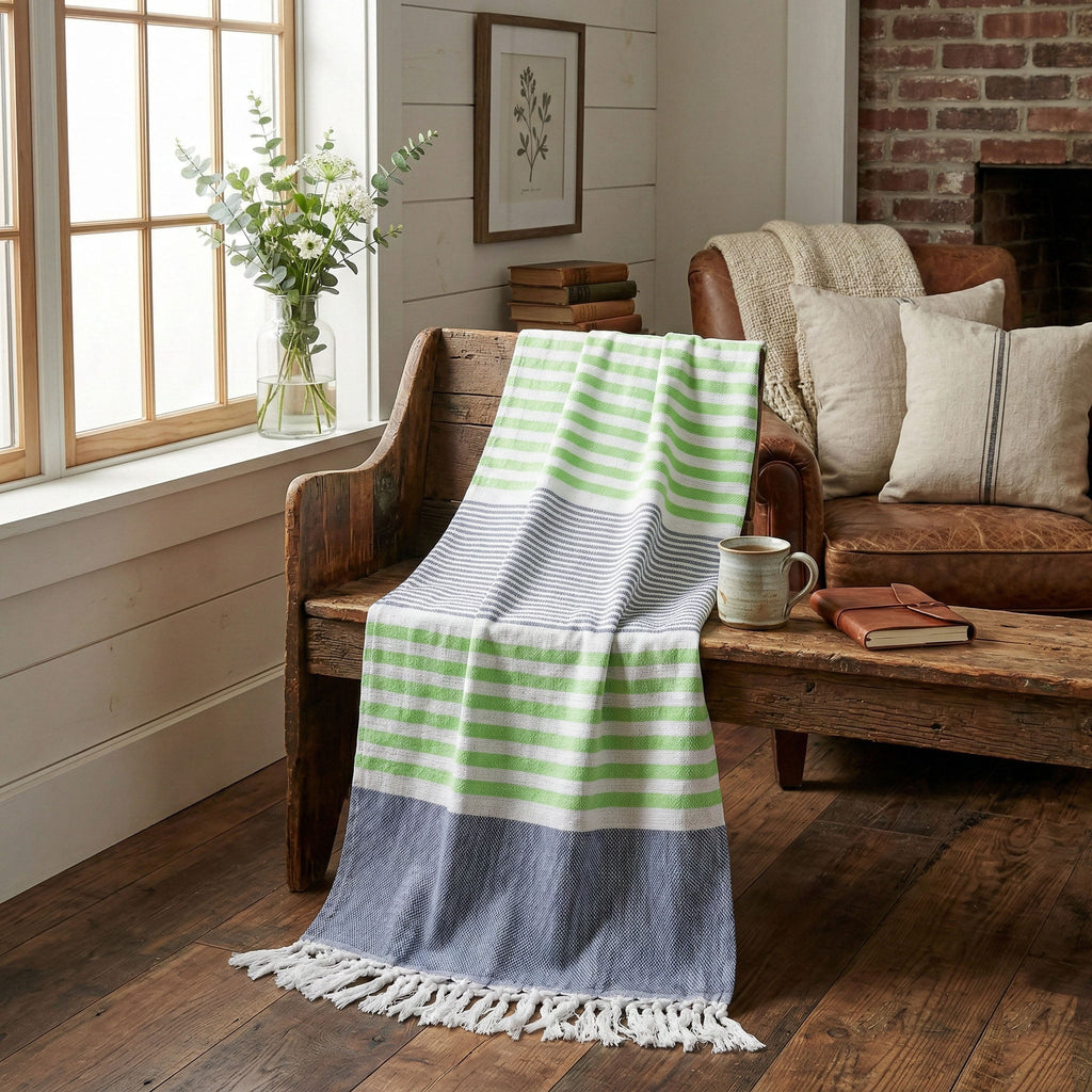 Turkish Summer Towel - 100% Artisan Cotton