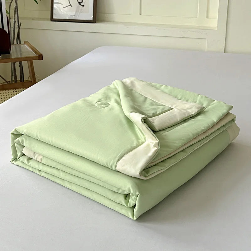 Kid Cooling Blanket - Double Sided Silky Summer Quilt