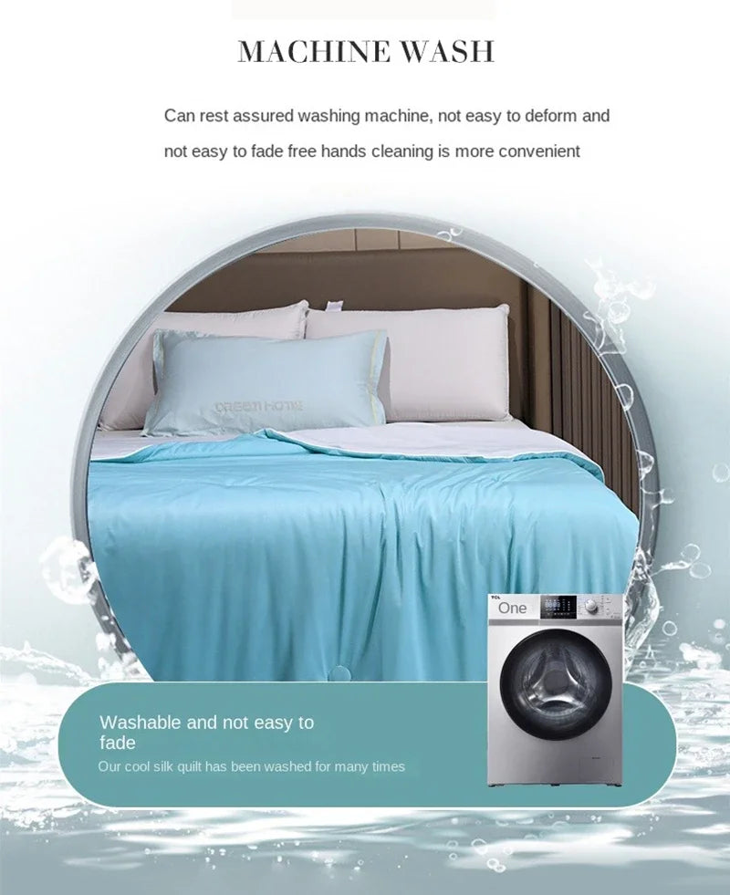 Cooling Blanket - Silky Air Conditioned Summer Quilt