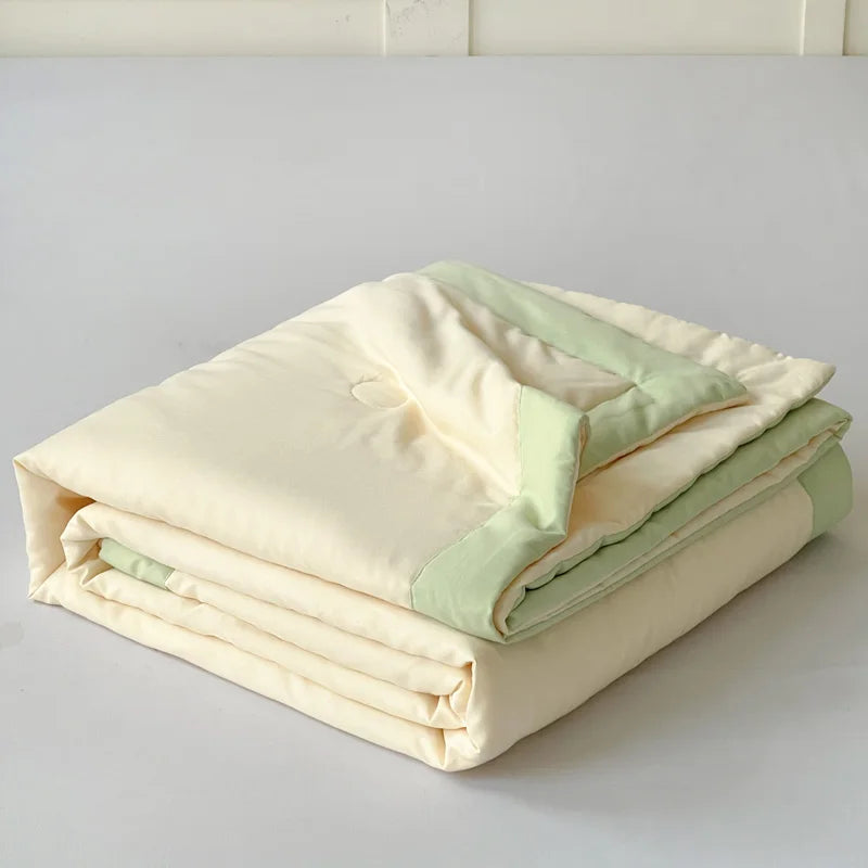 Kid Cooling Blanket - Double Sided Silky Summer Quilt
