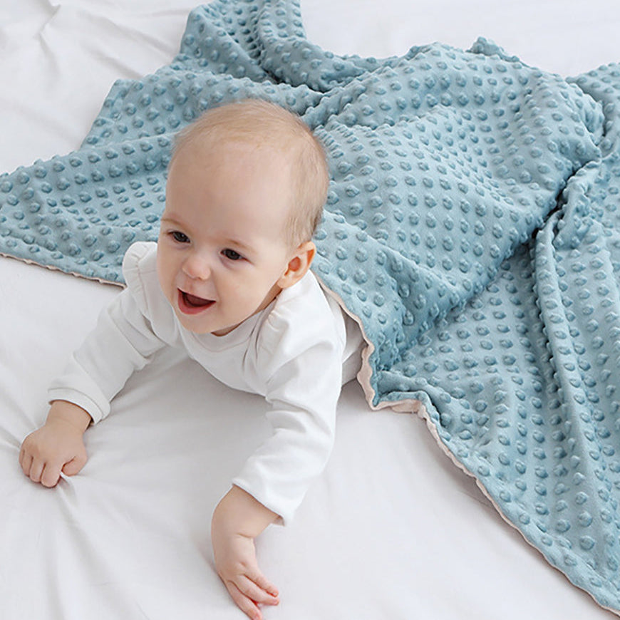Baby Blanket - Soft Dotted Double Layer